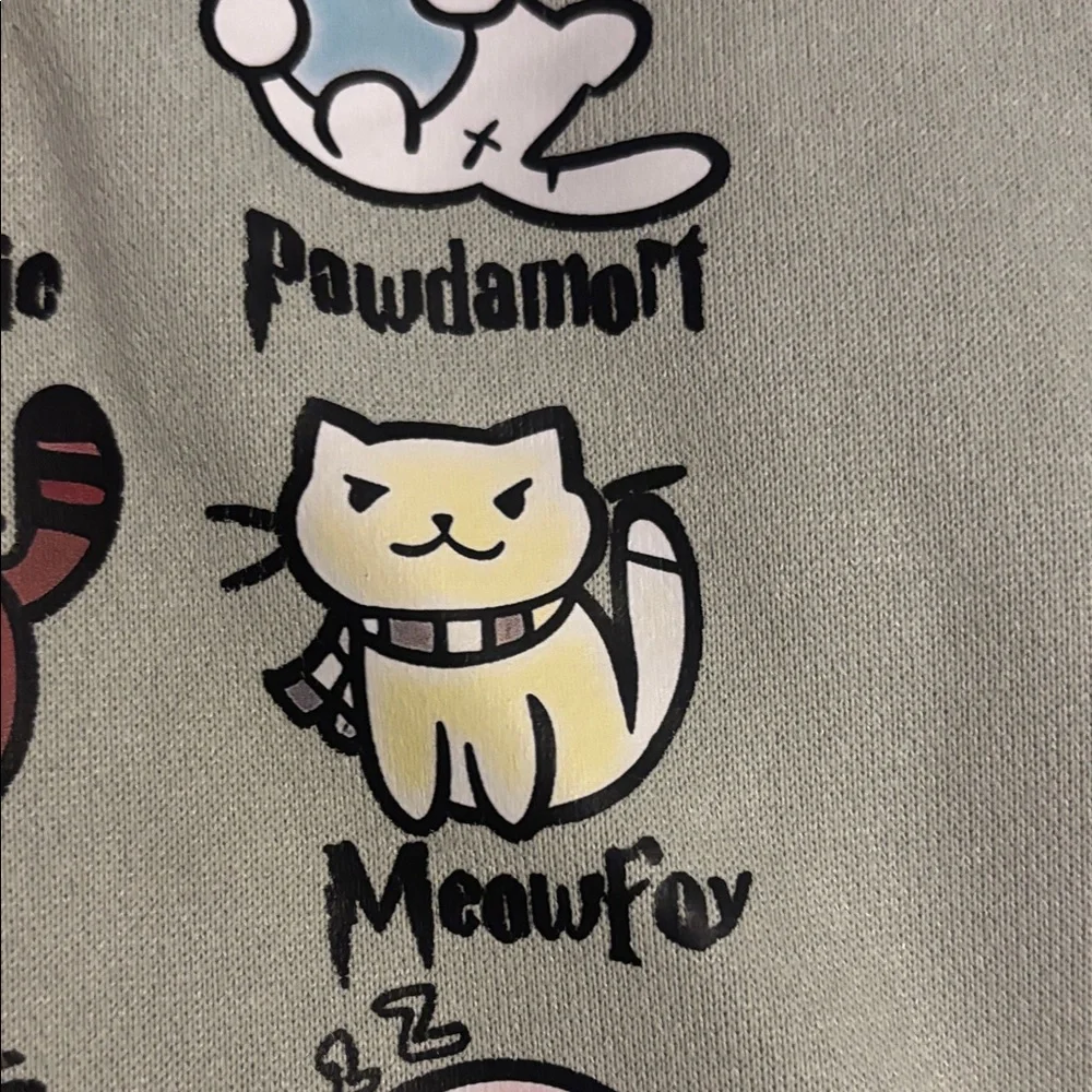 Potter Cats Feline Sweatshirt - Light Gray